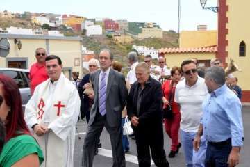 Misa y procesión del Sagrado Corazón de Jesús en La Higuera Canaria (Foto Francisco Javier Santana)